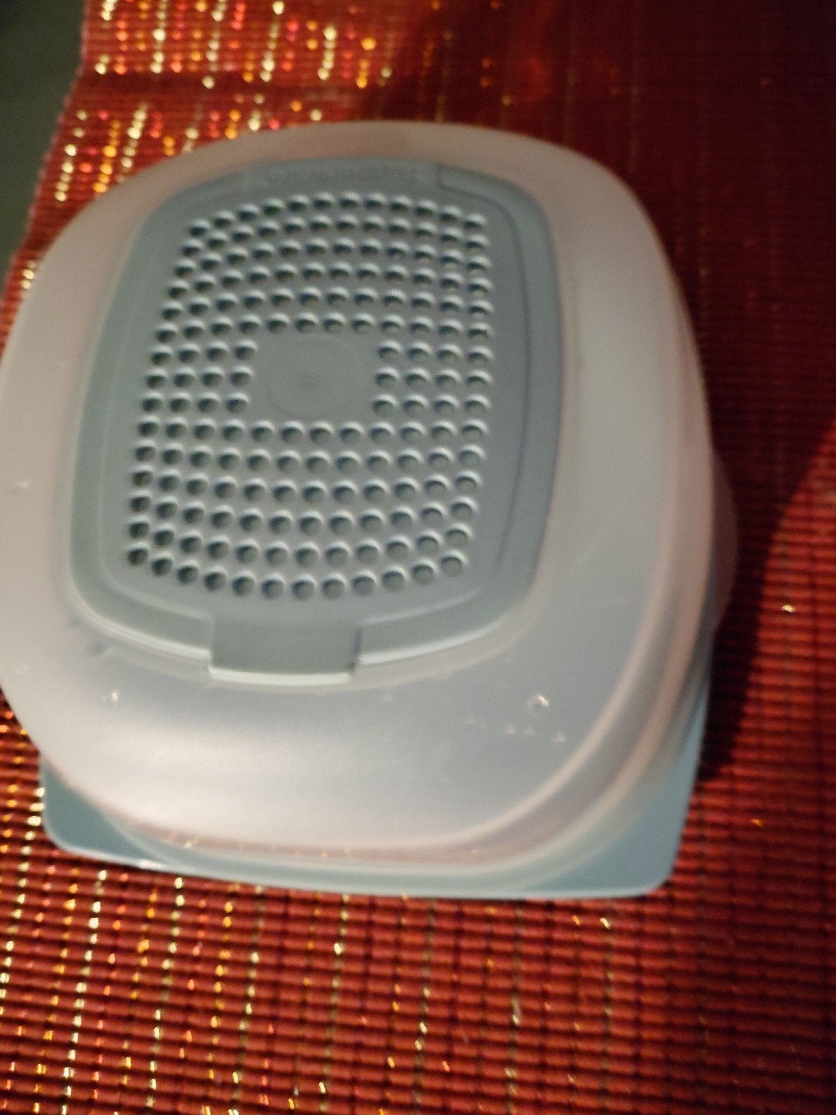 Kleine kaasdoos - Tupperware, Gebruikt, Bewaardoos, Blauw, Ophalen of Verzenden