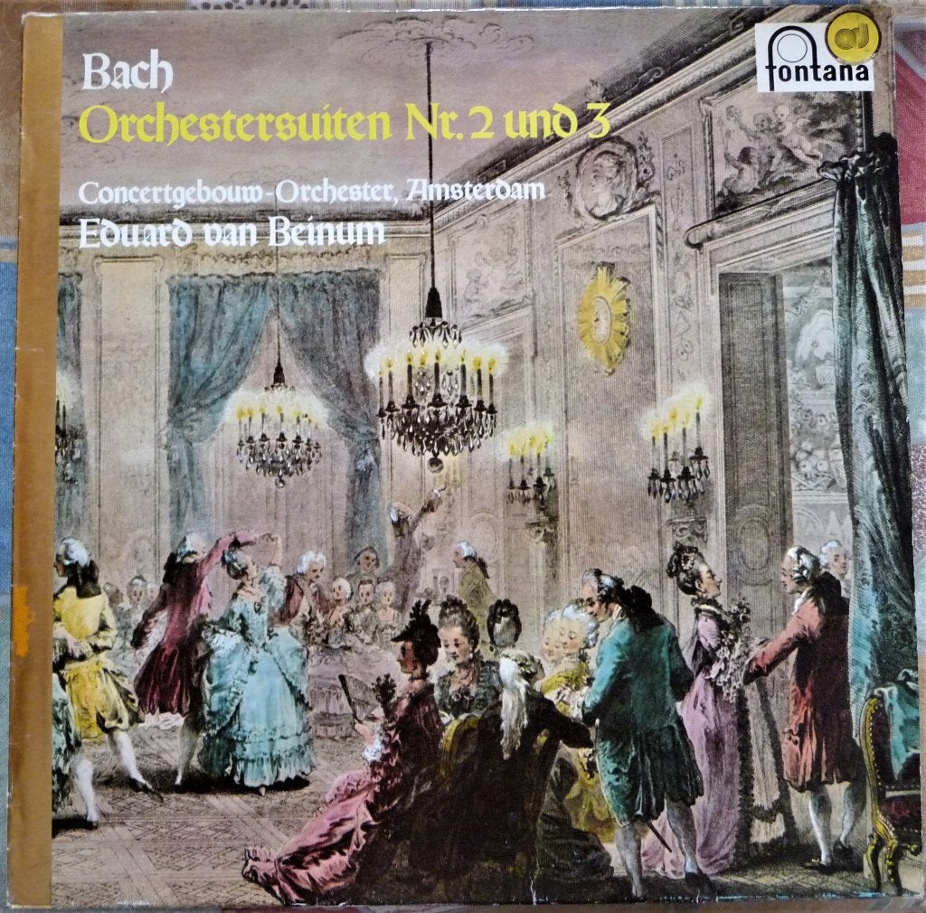 Bach -  Suite Nr. 2 en 3 (Eduard van Beinum), Cd's en Dvd's, Vinyl | Klassiek, Ophalen of Verzenden, Kamermuziek, Gebruikt, 12 inch