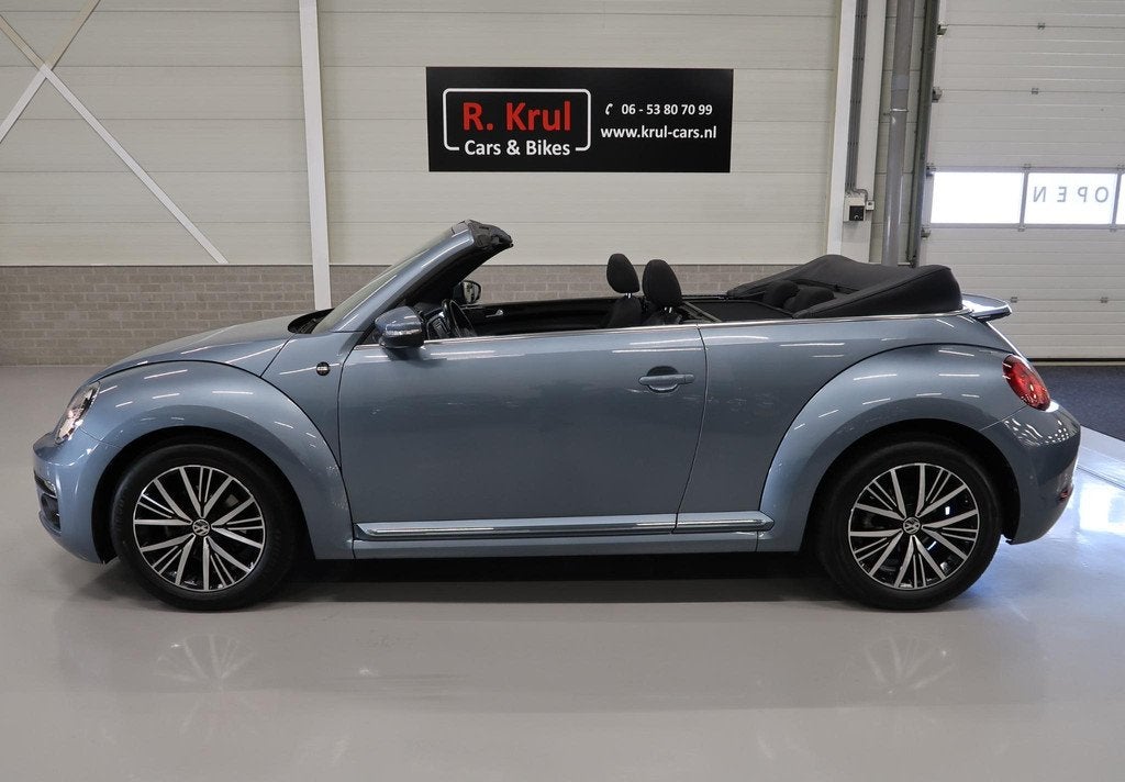 Volkswagen Beetle Cabriolet 1.2 TSI Sound Airco-ecc Navigati, Auto's, Volkswagen, Voorwielaandrijving, Stof, Gebruikt, 4 cilinders