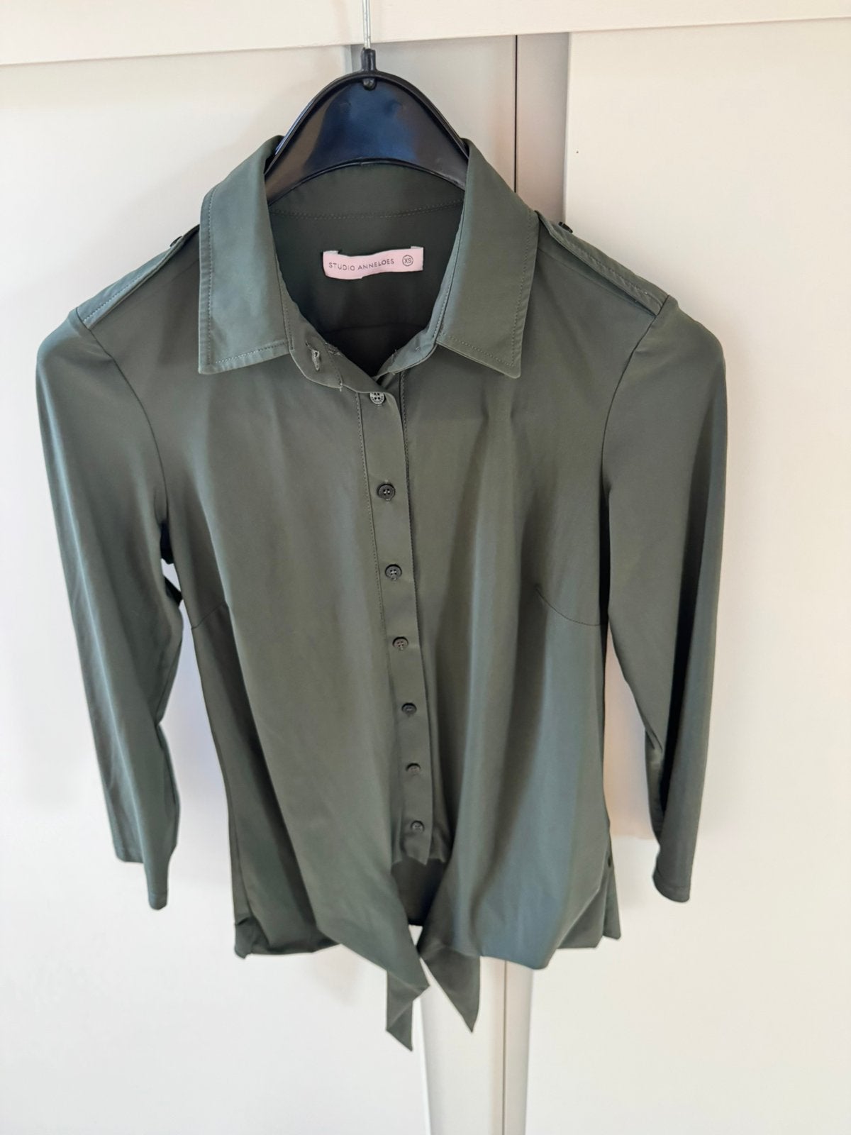 Studio Anneloes blouse groen maat XS, Kleding | Dames, Verzenden, Zo goed als nieuw, Maat 34 (XS) of kleiner, Groen
