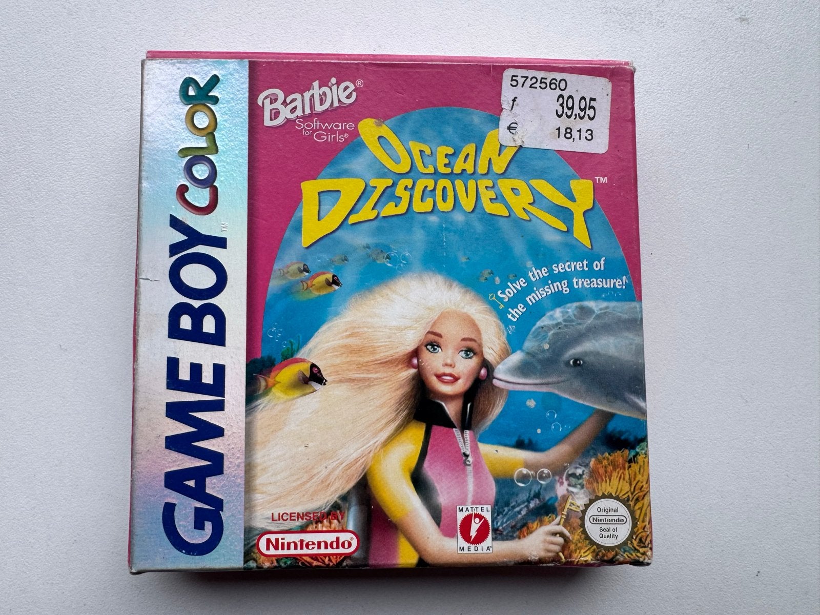Barbie Ocean Discovery Game Boy Color (Compleet), Avontuur en Actie, Gebruikt, 1 speler, Ophalen of Verzenden