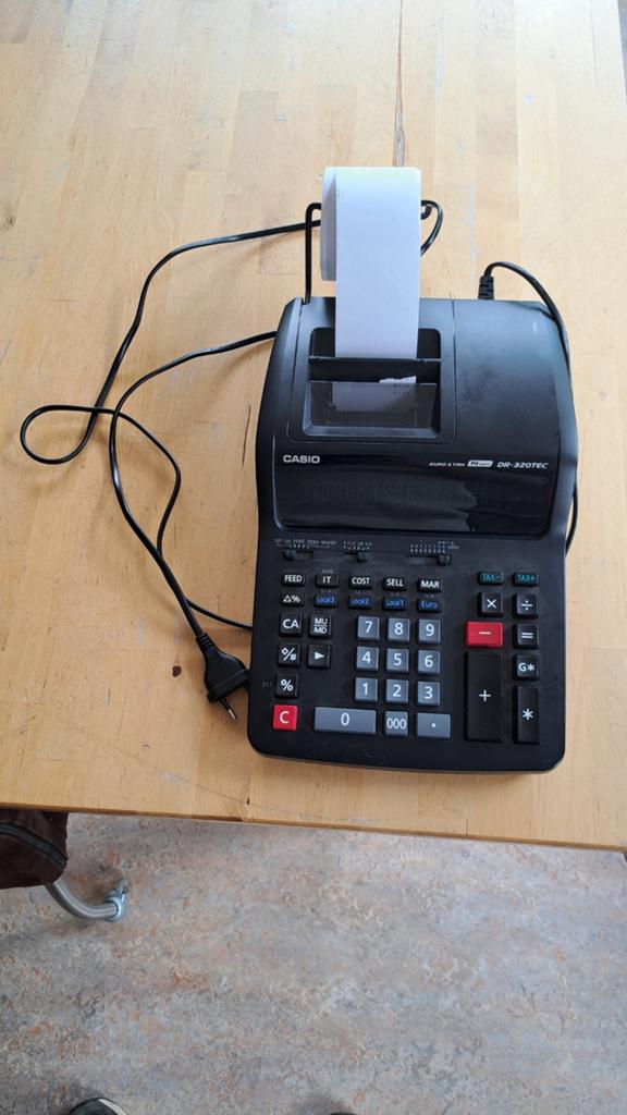 Casio telmachine Dr 320 tec, Ophalen