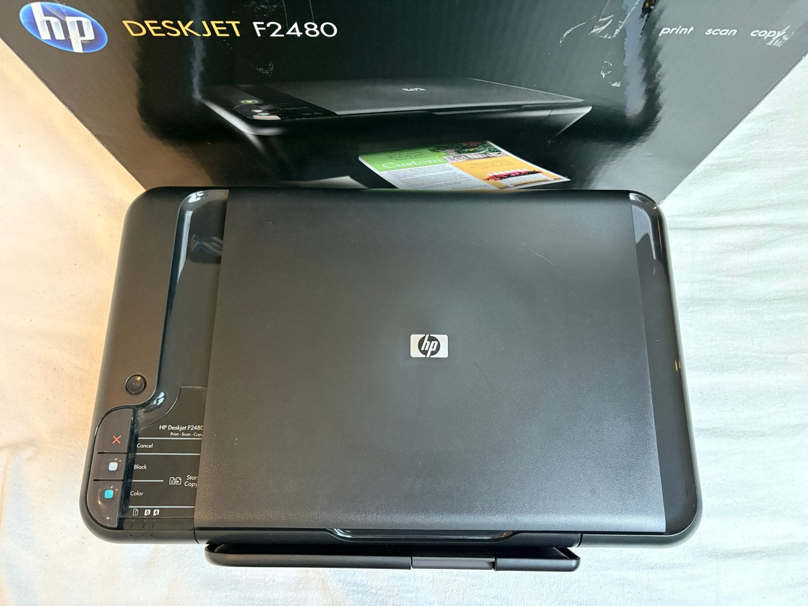 HP Deskjet F2480 All-in-One Printer - Print, Scan, Copy, Computers en Software, Gebruikt, Kleur printen, Inkjetprinter, All-in-one