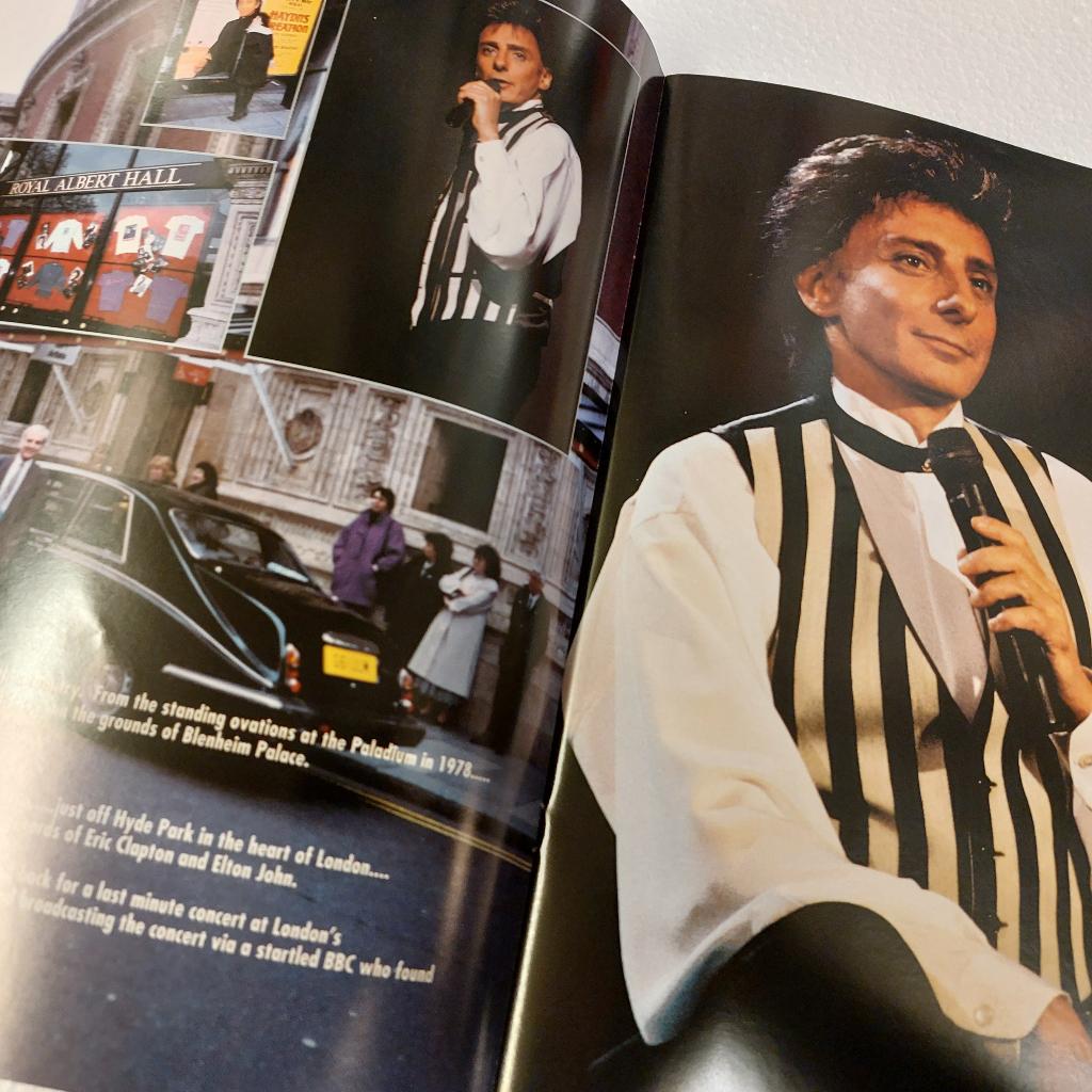 Barry Manilow TOURBOOK PROGRAMMA 1994 USA, Verzenden, Gebruikt, Boek, Tijdschrift of Artikel