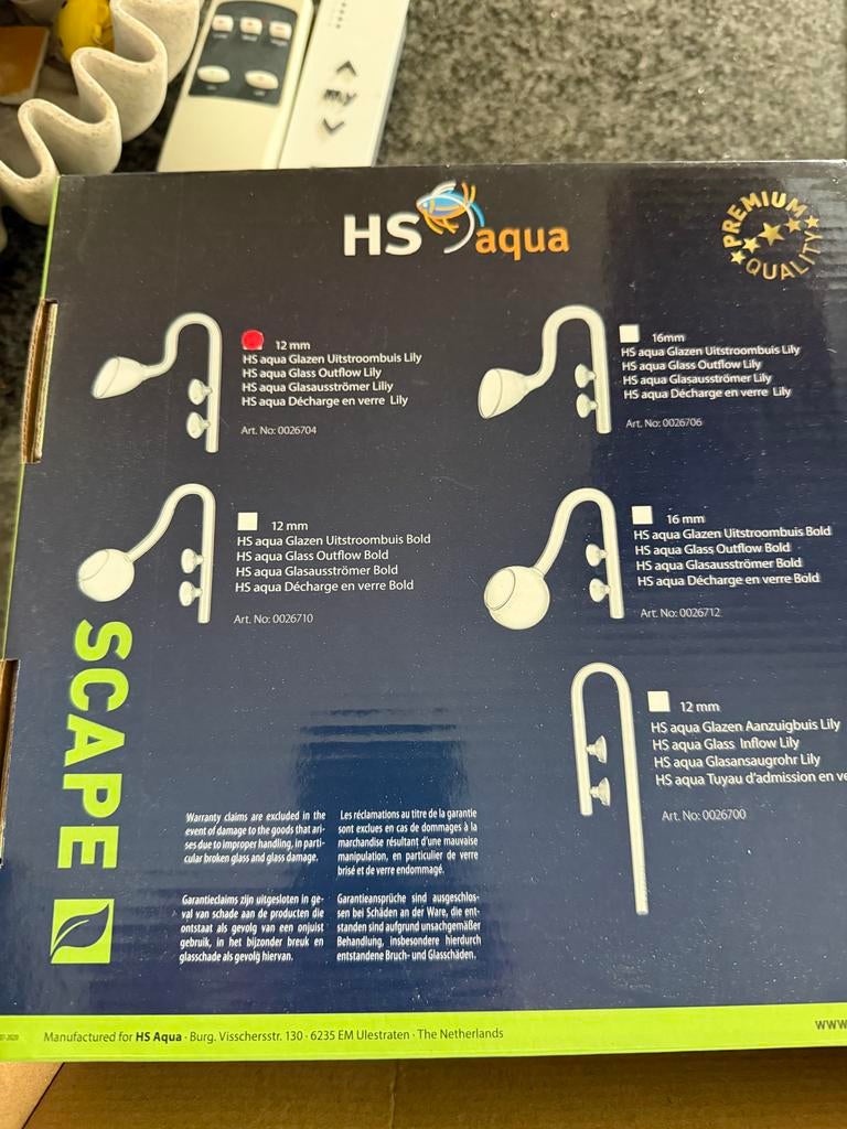Hs aqua scapersflow en skimmers, Ophalen of Verzenden, Nieuw, Filter, HS Aqua