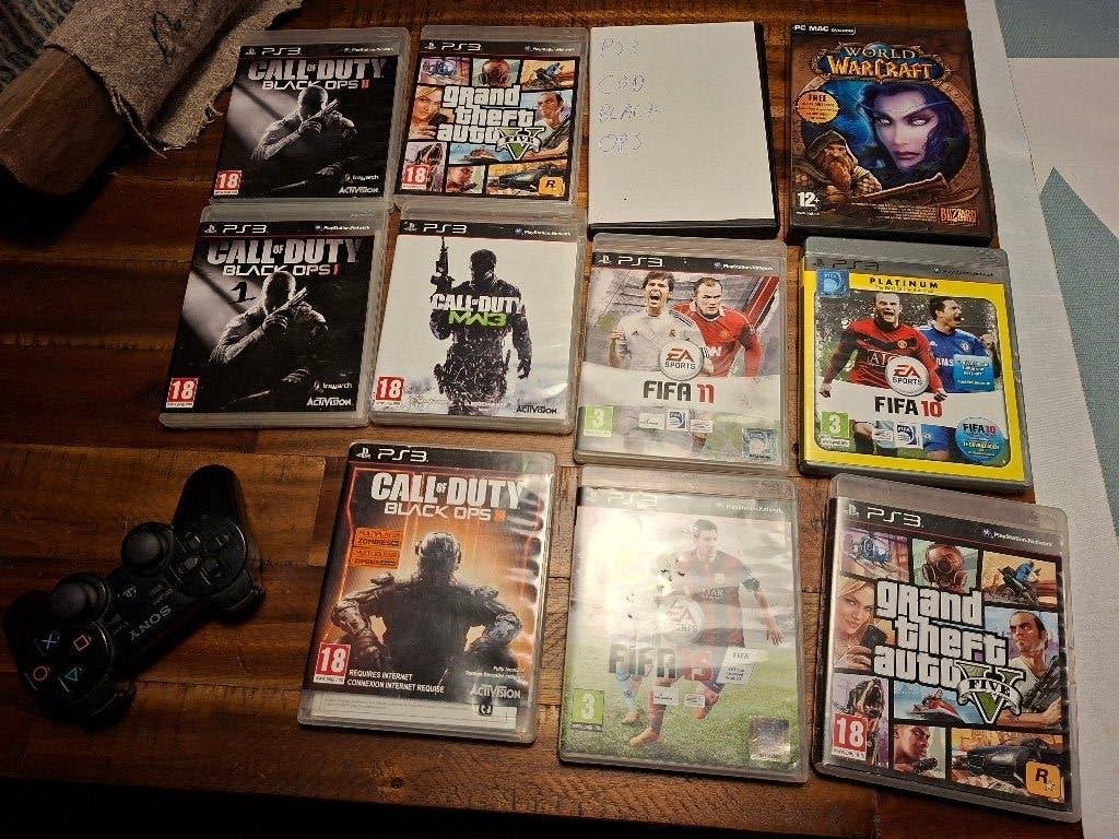 Ps3 spellen+controller, Overige genres, 1 speler, Ophalen of Verzenden, Zo goed als nieuw
