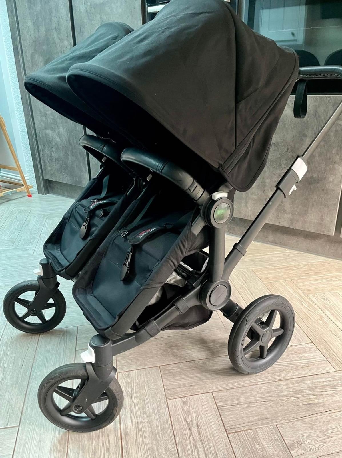 Bugaboo Donkey 3 all black compleet kinderwagen, Ophalen of Verzenden, Gebruikt