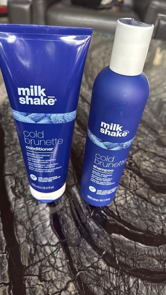 Milk_shake Cold Brunette Shampoo & Conditioner set – ZgAN!, Verzenden, Gebruikt, Shampoo of Conditioner