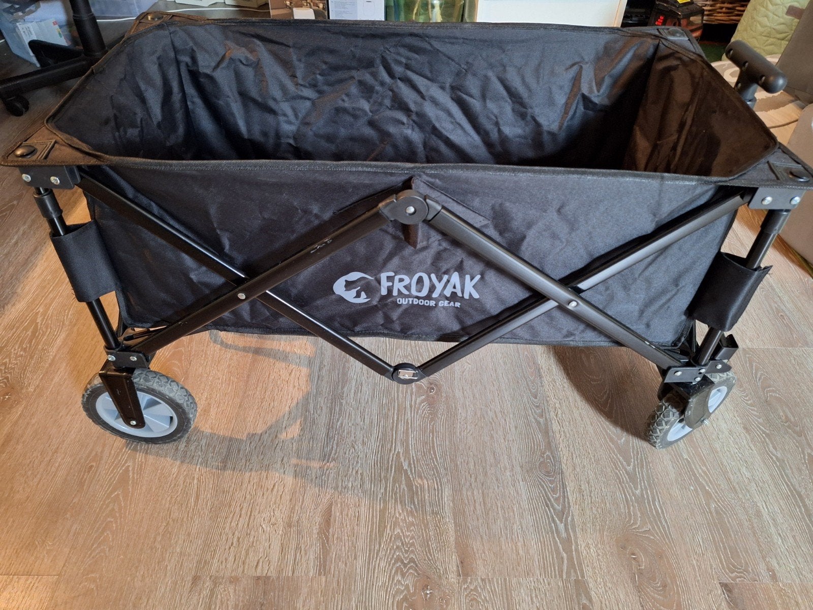 Froyak bolderkar, Ophalen, Zo goed als nieuw