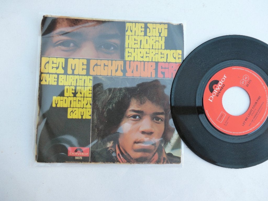 Jimi Hendrix  Let me lighy your fire, Ophalen of Verzenden, Zo goed als nieuw, 7 inch, Pop