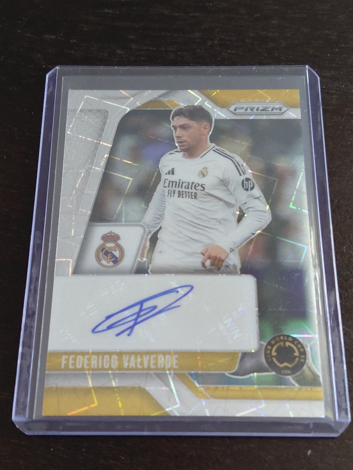 Federico Valverde gesigneerde spelerskaart Real Madrid, Ophalen of Verzenden, Zo goed als nieuw, Buitenlandse clubs, Spelerskaart