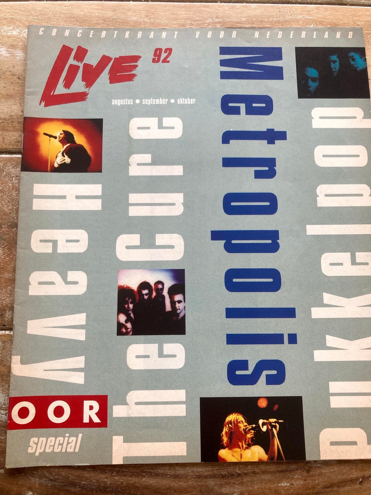 Magazine 1992 IRON MAIDEN Black Sabbath MARILLION Cure, Ophalen of Verzenden, Zo goed als nieuw, Muziek, Film of Tv
