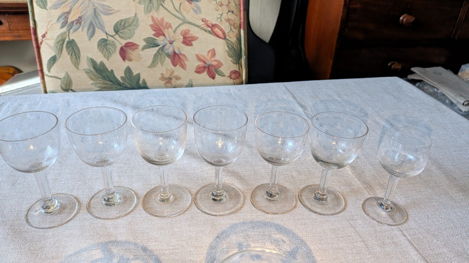 Partij antieke & vintage borrelglazen (11 stuks) - Kristal, Ophalen of Verzenden