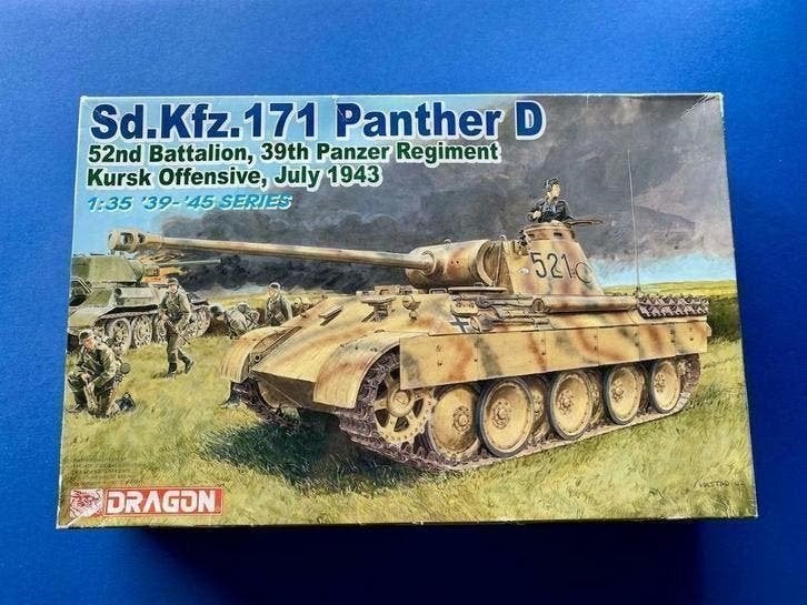 Dragon	6164	Sd.Kfz. 171 Panther D 52nd Batt Kursk 43 1/35, Verzenden, Nieuw, 1:32 tot 1:50, Overige merken