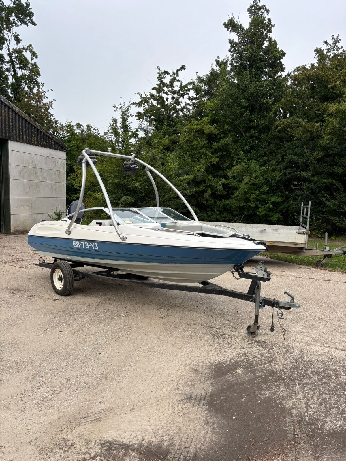 Bayliner capri bowrider met Evinrude 75 pk E-TEC, Ophalen, Gebruikt, Elektrische start, 75 pk