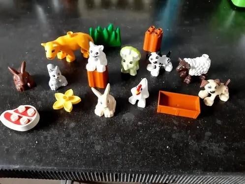 Lego / Duplo dieren met accessoires, Ophalen of Verzenden, Zo goed als nieuw, Duplo
