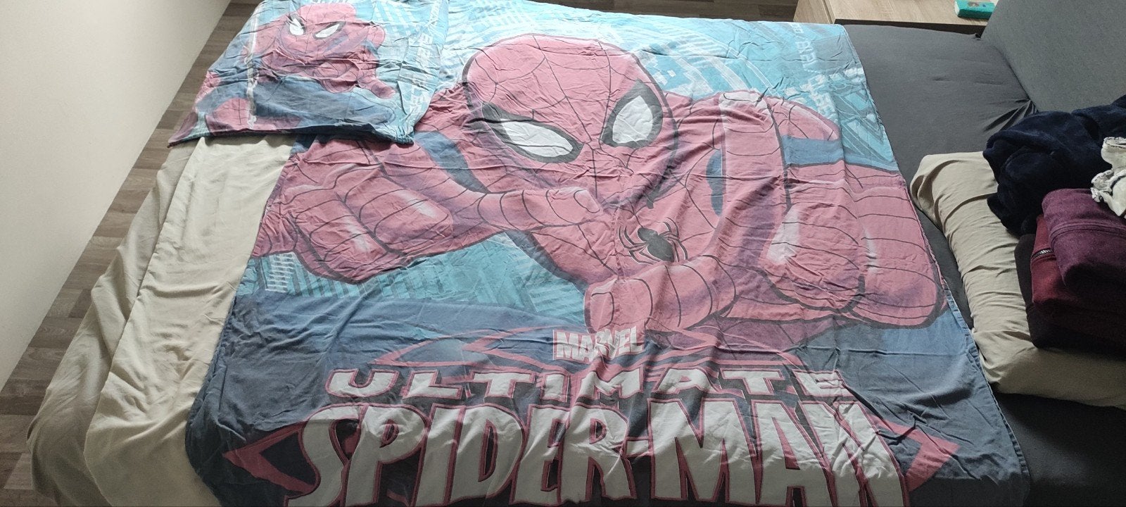 Spiderman beddengoed, Ophalen, Gebruikt, Jongetje, Dekbedovertrek