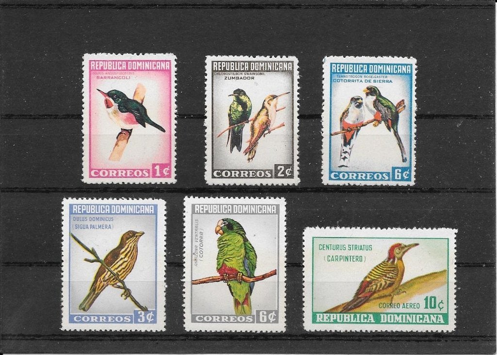 Dominicaanse Republiek vogels, Ophalen of Verzenden, Postfris, Midden-Amerika
