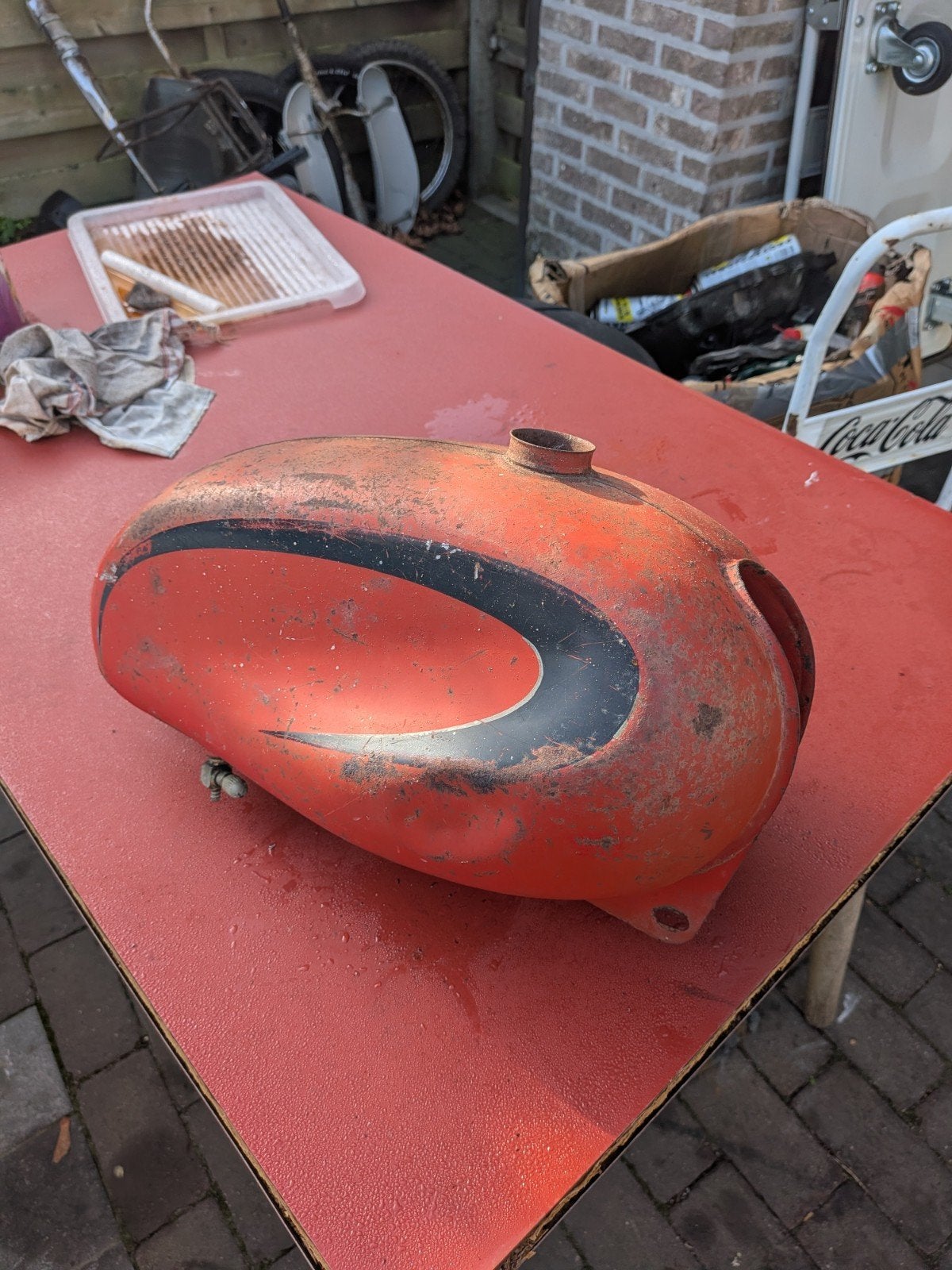 Peugeot bb 3 tank, Fietsen en Brommers, Ophalen of Verzenden, Gebruikt, Tank, Overige merken