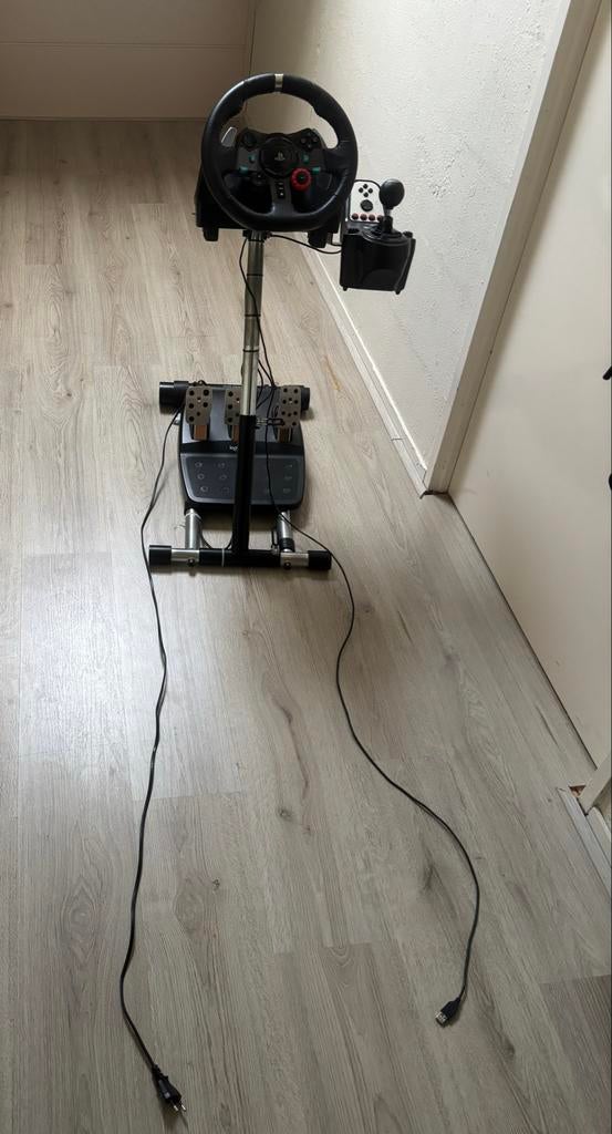 Logitech G29 racestuur met pedalen en Wheel Stand Pro, Ophalen, Gebruikt, Minder dan 100 cm