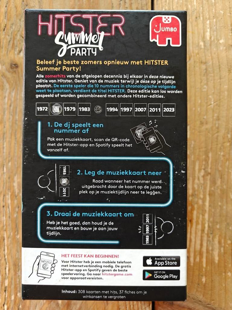 Hitster summer party., Jumbo., Ophalen of Verzenden, Zo goed als nieuw, Jumbo.