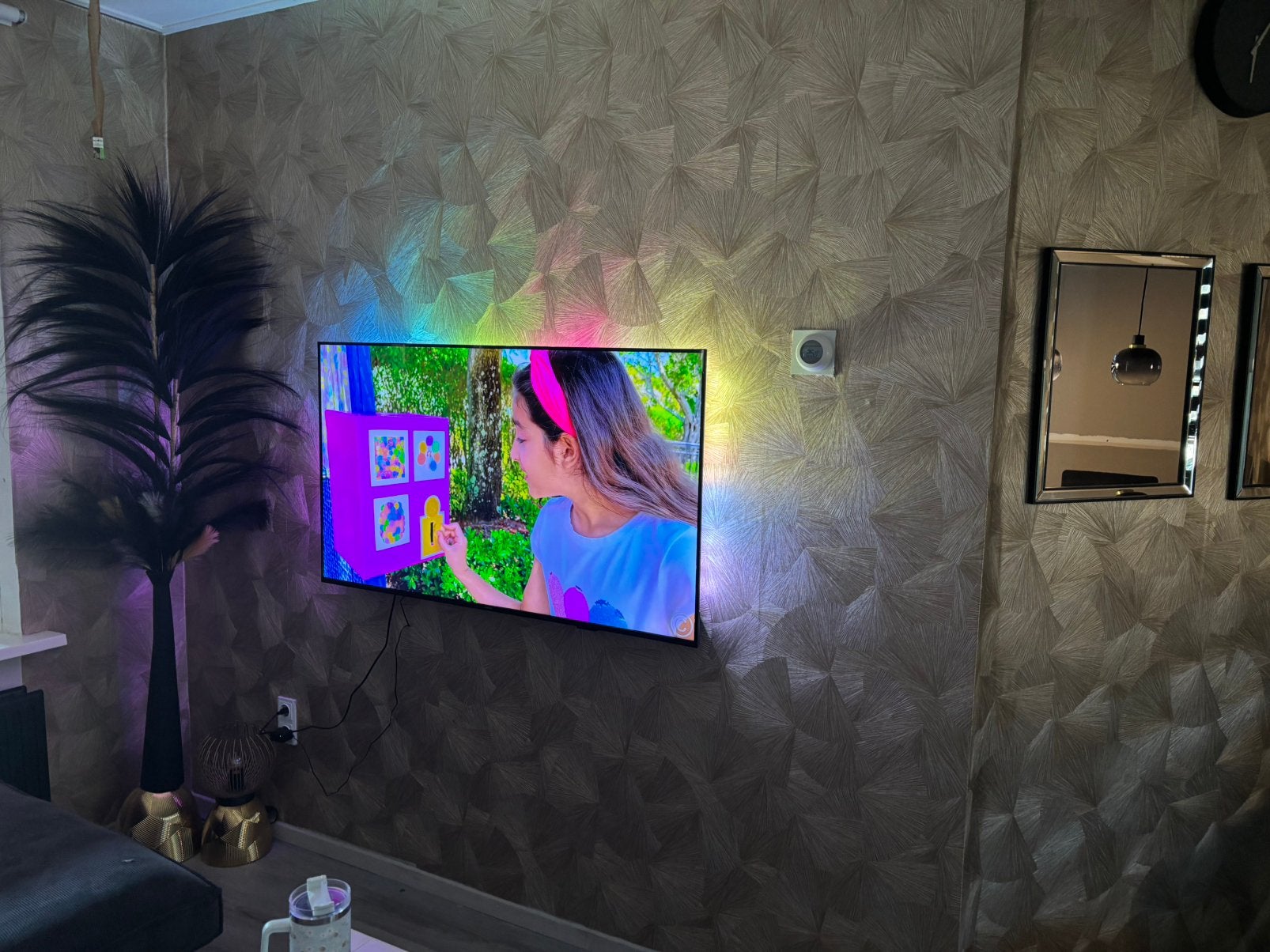 Philips 55 inch Ambilight 4K QLED TV, Audio, Tv en Foto, Televisies, Philips, Nieuw, 120 Hz, Ophalen of Verzenden
