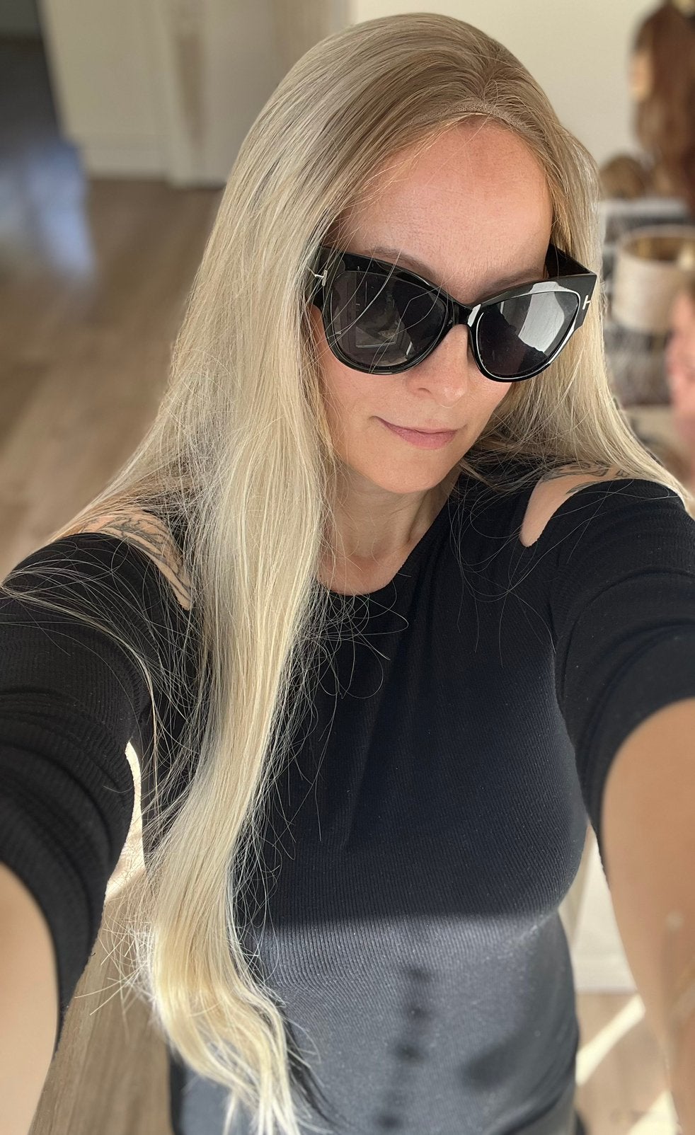 Hoogwaardige synthetische vezel lace wig asblond, Overige niveaus, Starter, Overige vormen