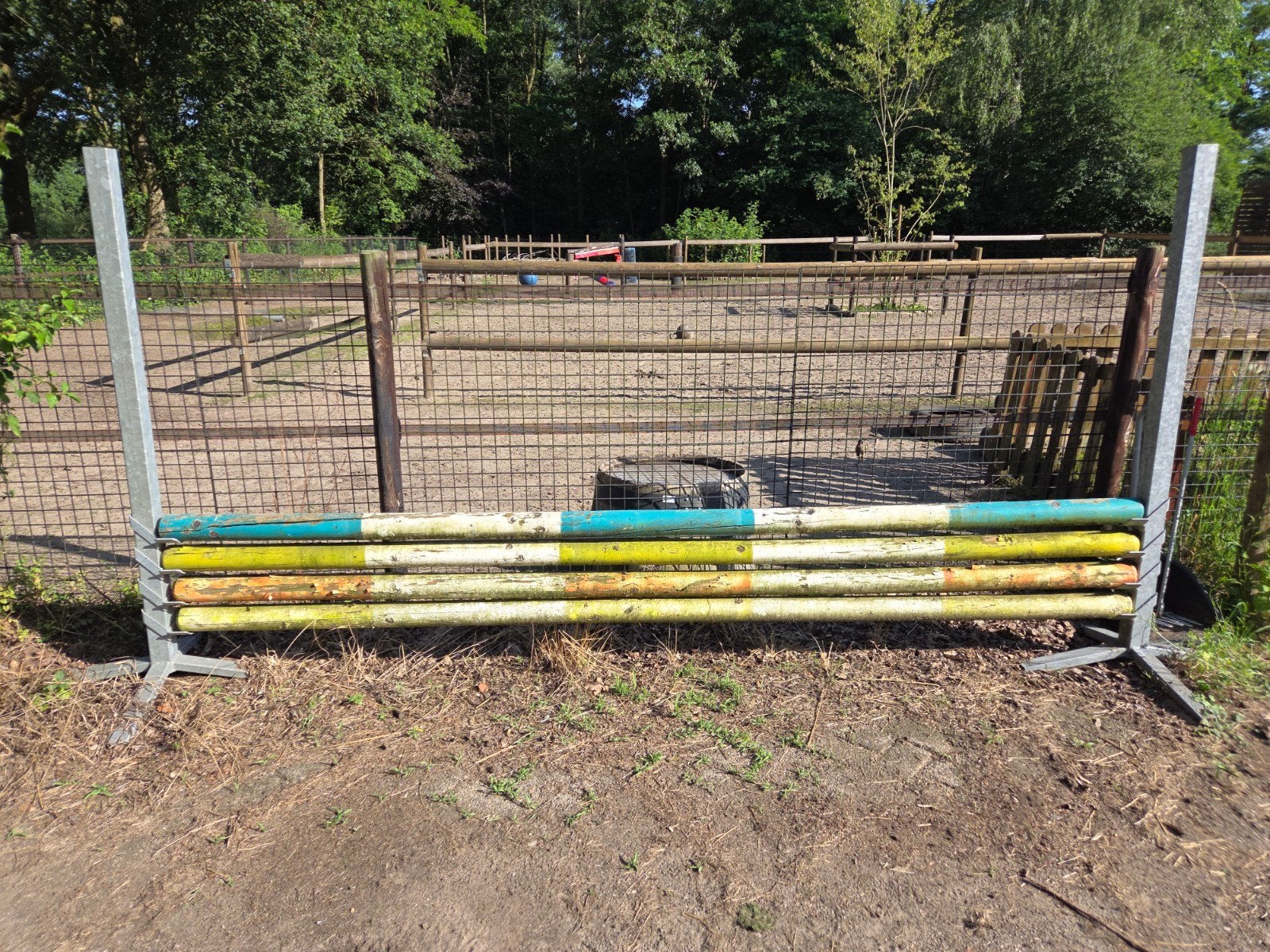 Hindersnis staanders met lepels, Dieren en Toebehoren, Paarden en Pony's | Overige Paardenspullen, Ophalen, Springen