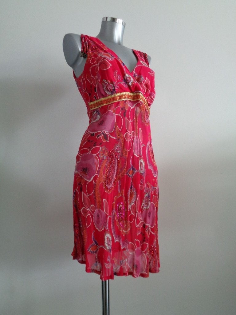 Matthew Williamson Collectors item designers maat 38, Maat 38/40 (M), Ophalen of Verzenden, Zo goed als nieuw, Rood