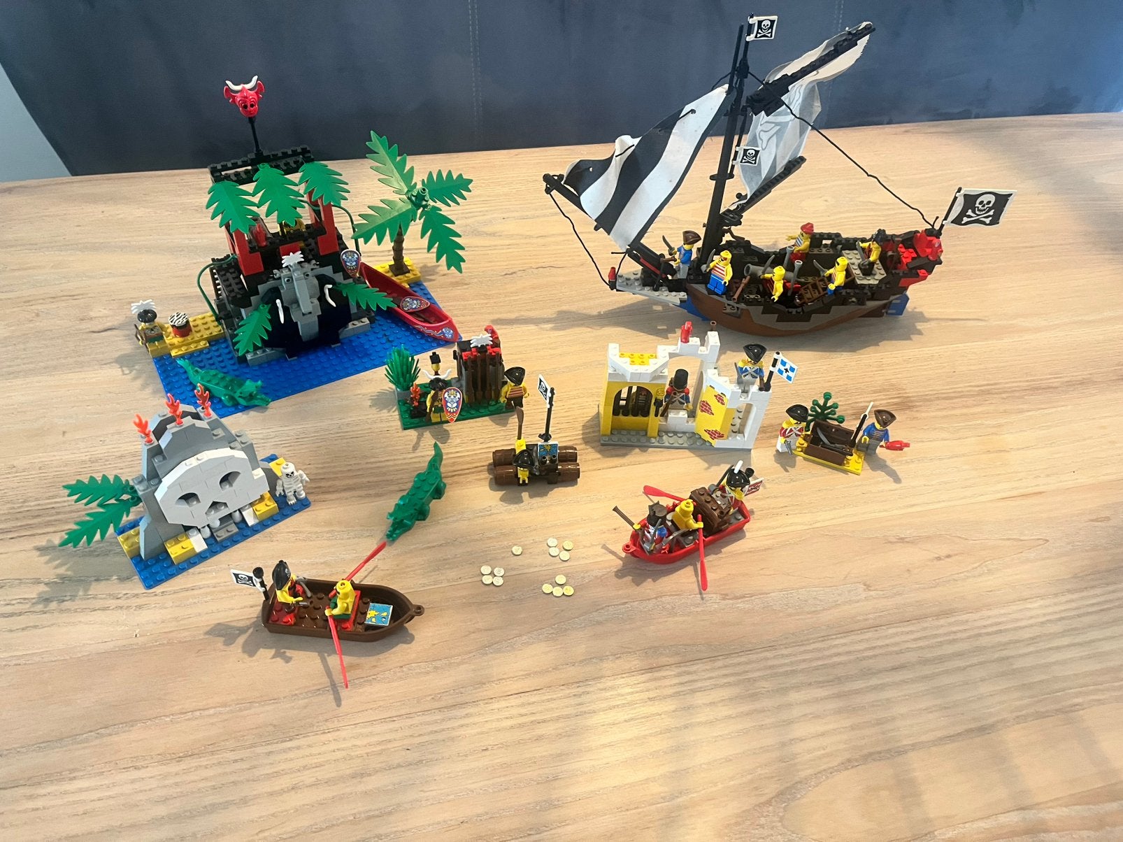 Lego Pirates uit de jaren 90! oa. 6268, 6264, Kinderen en Baby's, Inclusief accessoires, Gebruikt, Lego, Complete set