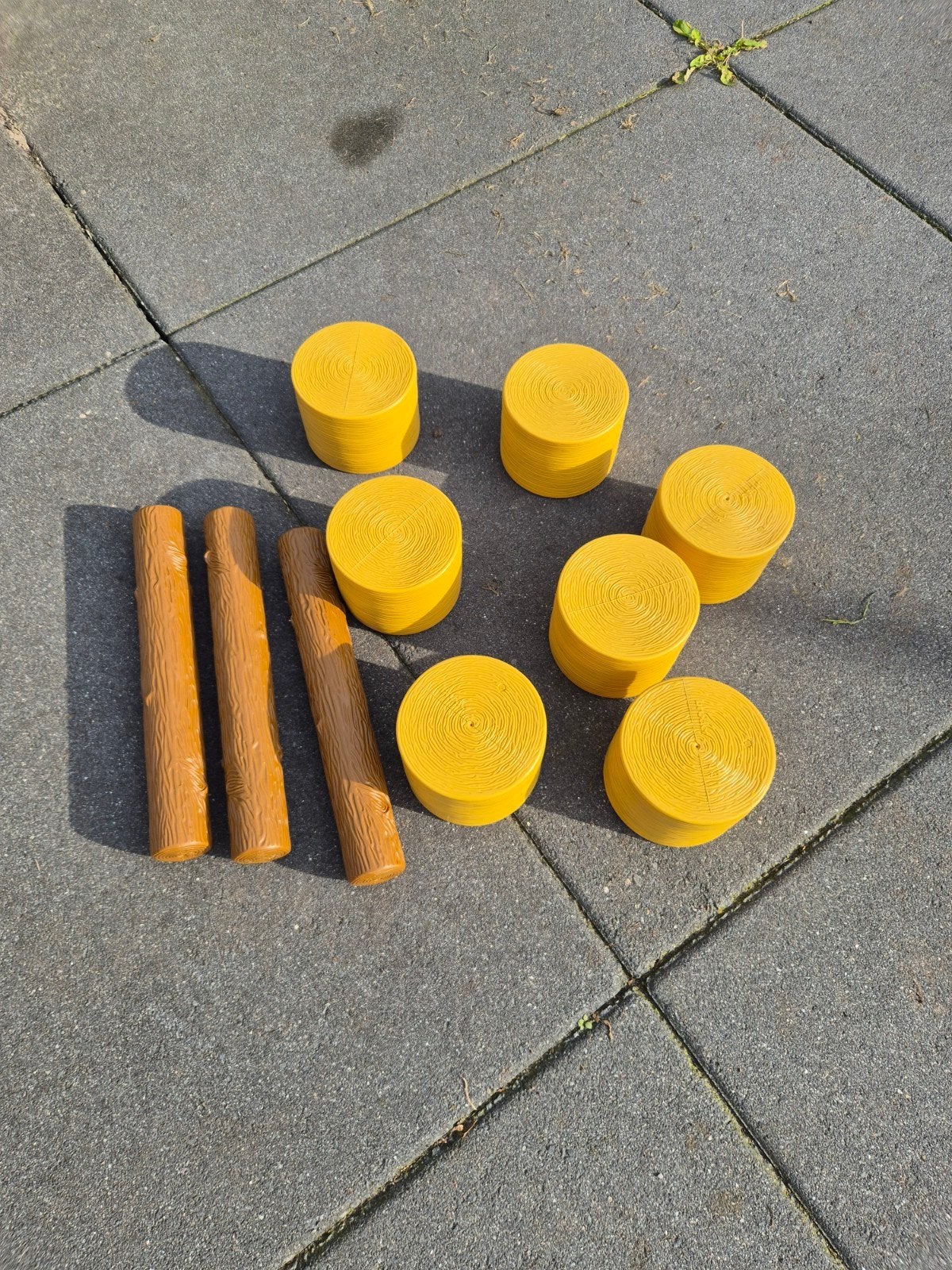 bruder  ronde balen  en boomstammen, Ophalen of Verzenden, Zo goed als nieuw