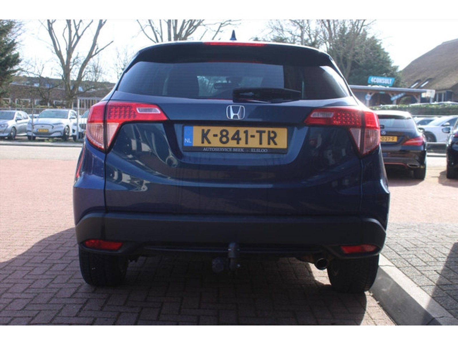 Honda HR-V 1.5 i-VTEC *Comfort* | Trekhaak | Cruise & Climat, Auto's, Stof, Blauw, Bedrijf, 1000 kg