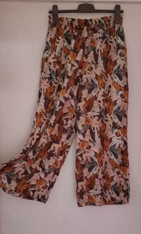 Tom Tailor culotte wijde broek palazzo, broekrok M, Kleding | Dames, Maat 38/40 (M), Blauw, Lang, Gedragen