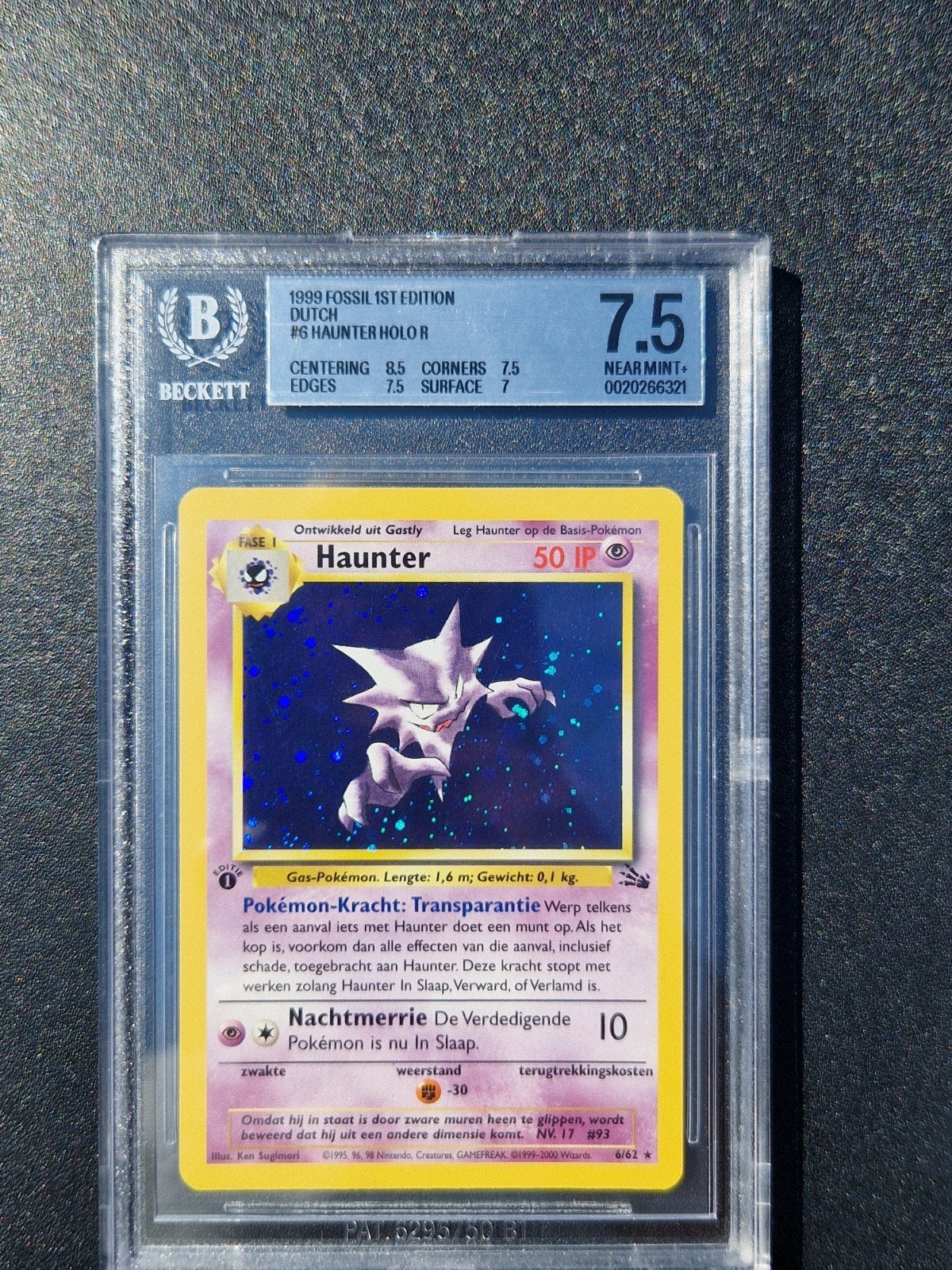 Haunter, Hobby en Vrije tijd, Verzamelkaartspellen | Pokémon, Ophalen of Verzenden, Zo goed als nieuw