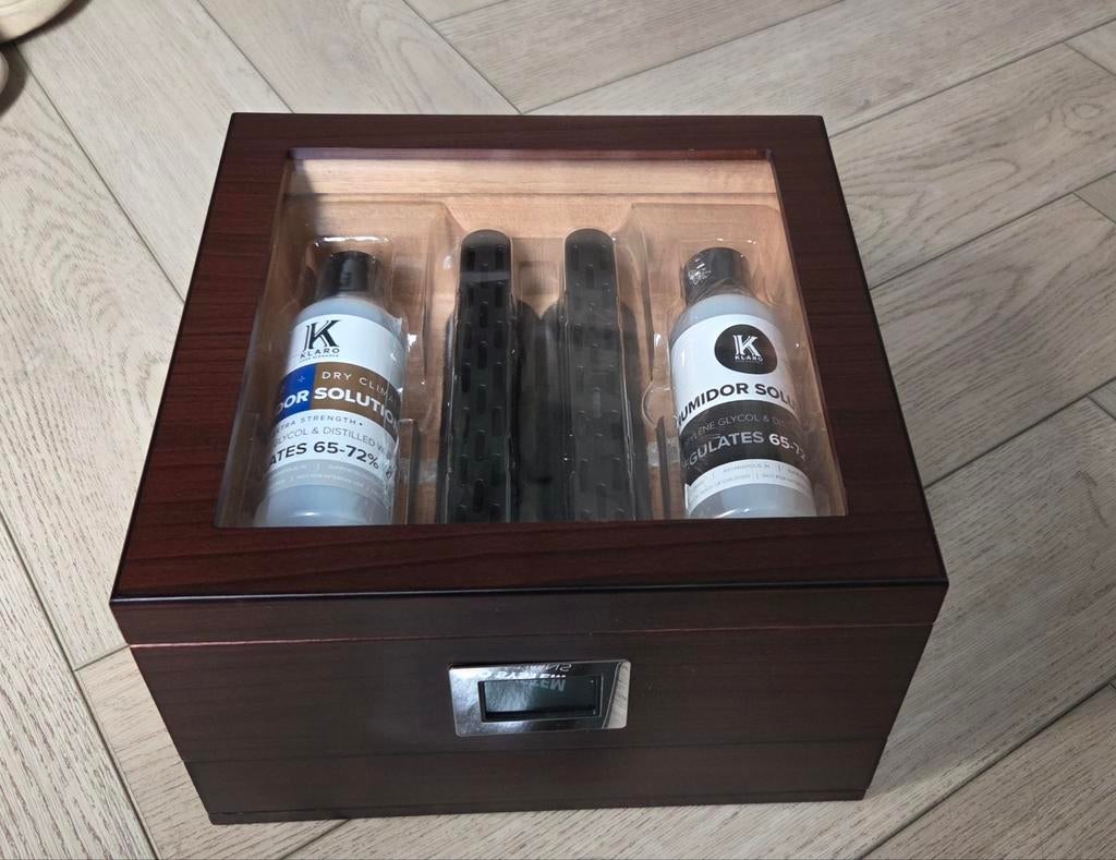 Case Elegance sigaren humidor, Ophalen of Verzenden, Tabaksdoos of Verpakking