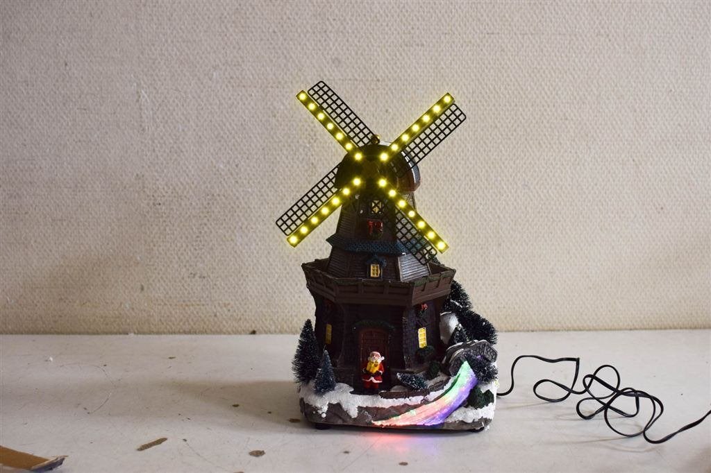 kerst molen als lamp 49574, Diversen, Kerst, Ophalen of Verzenden, Gebruikt