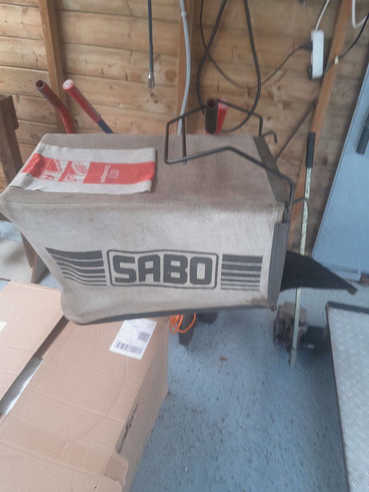 Sabo grasmaaier opvangzak - Gebruikt, Ophalen of Verzenden, Gebruikt, Sabo, Opvangzak