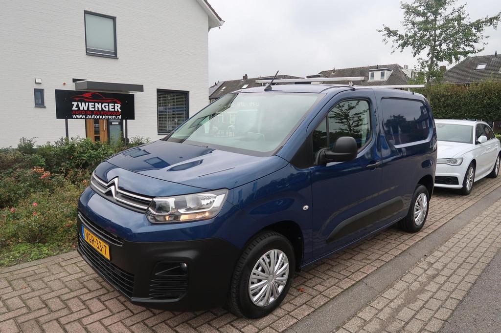 Citroen Berlingo bestel 1.5 BlueHDI NAVIGATIE|CARPLAY|AIRCO|, Voorwielaandrijving, Stof, Gebruikt, Citroën