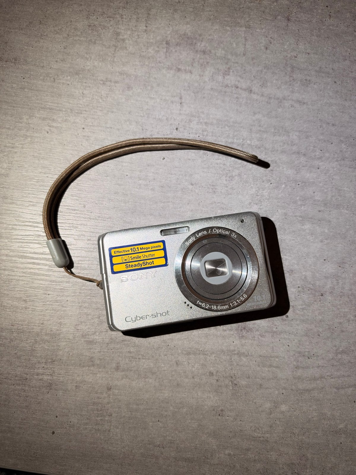 Sony Cybershot DSC-W180 Vintagecamera - Zilger, Gebruikt, Beeldstabilisatie, Ophalen of Verzenden, Compactcamera
