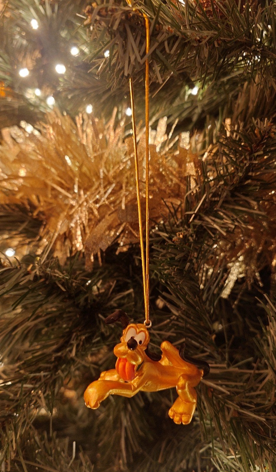Disney Pluto kerst ornament hanger kerstbal, Verzamelen, Ophalen of Verzenden, Goofy of Pluto, Zo goed als nieuw