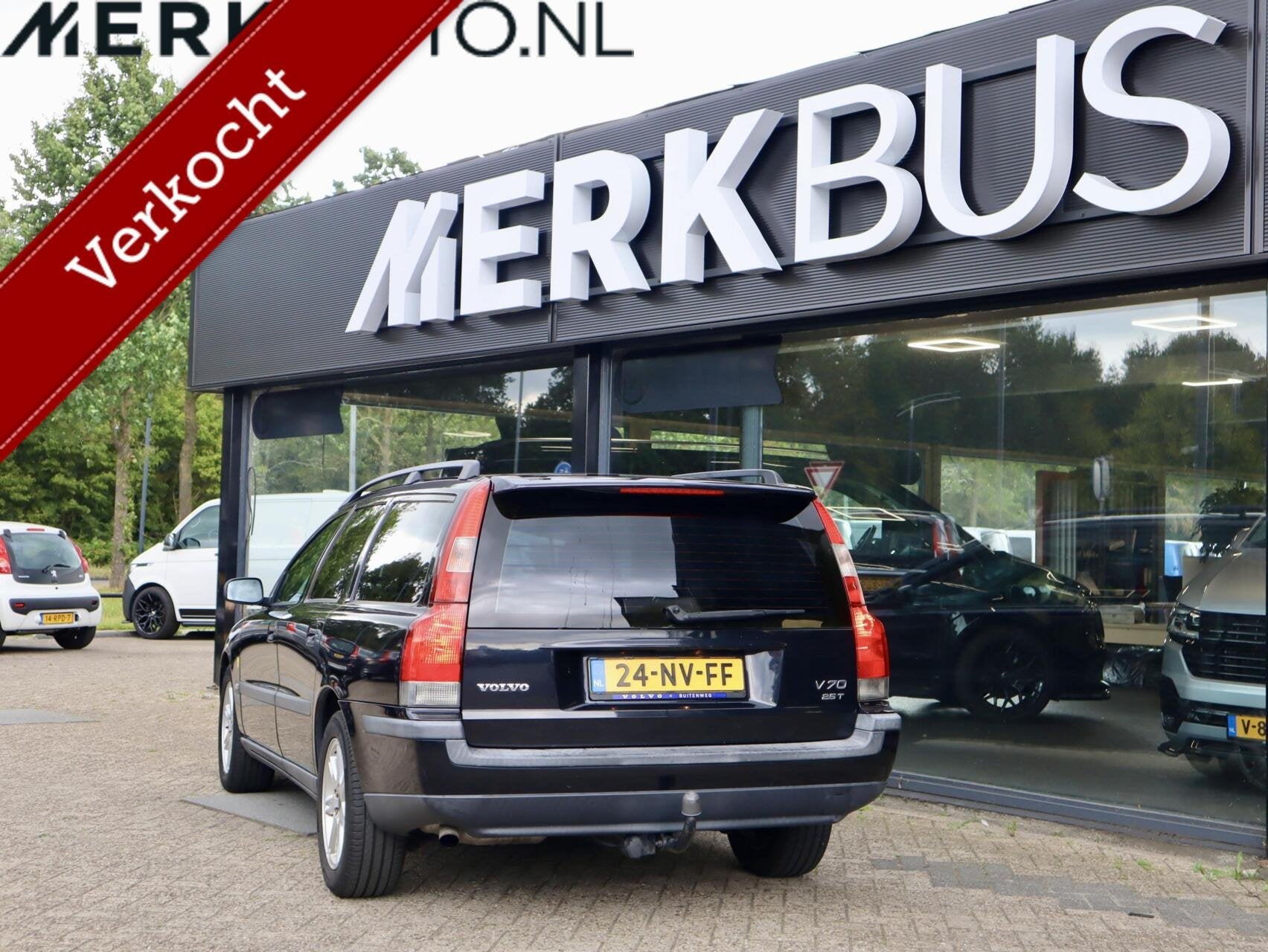 Volvo V70 2.5 T 210pk: Xenon, leder,trekhaak,stoelverwarming, Auto's, Volvo, Voorwielaandrijving, 1556 kg, Zwart, Handgeschakeld