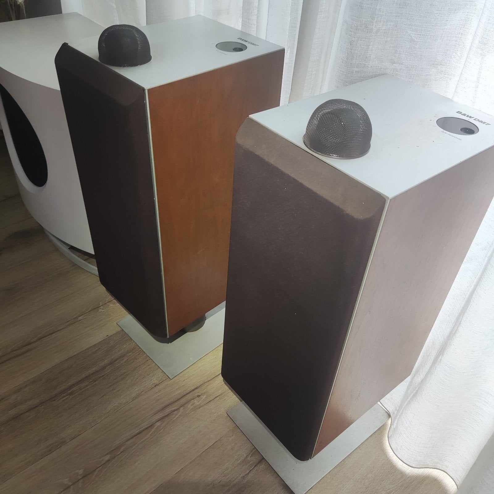 B&W DM7 Vintage Vloerstaande Luidsprekers, Gebruikt, Ophalen of Verzenden, 60 tot 120 watt, Bowers & Wilkins (B&W)