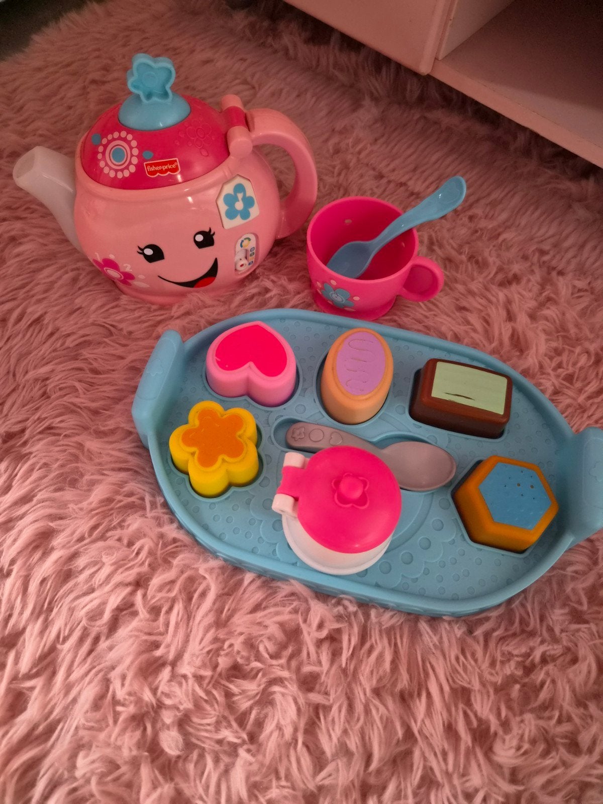 Fisher-Price Muzikale Theepot met Dienblad Puzzel, Ophalen, Nieuw, Overige typen, Met licht