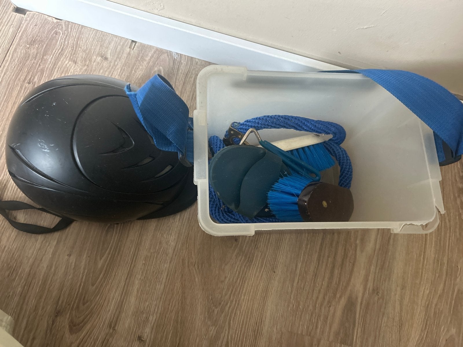Paard rij set met cap, Dieren en Toebehoren, Ophalen