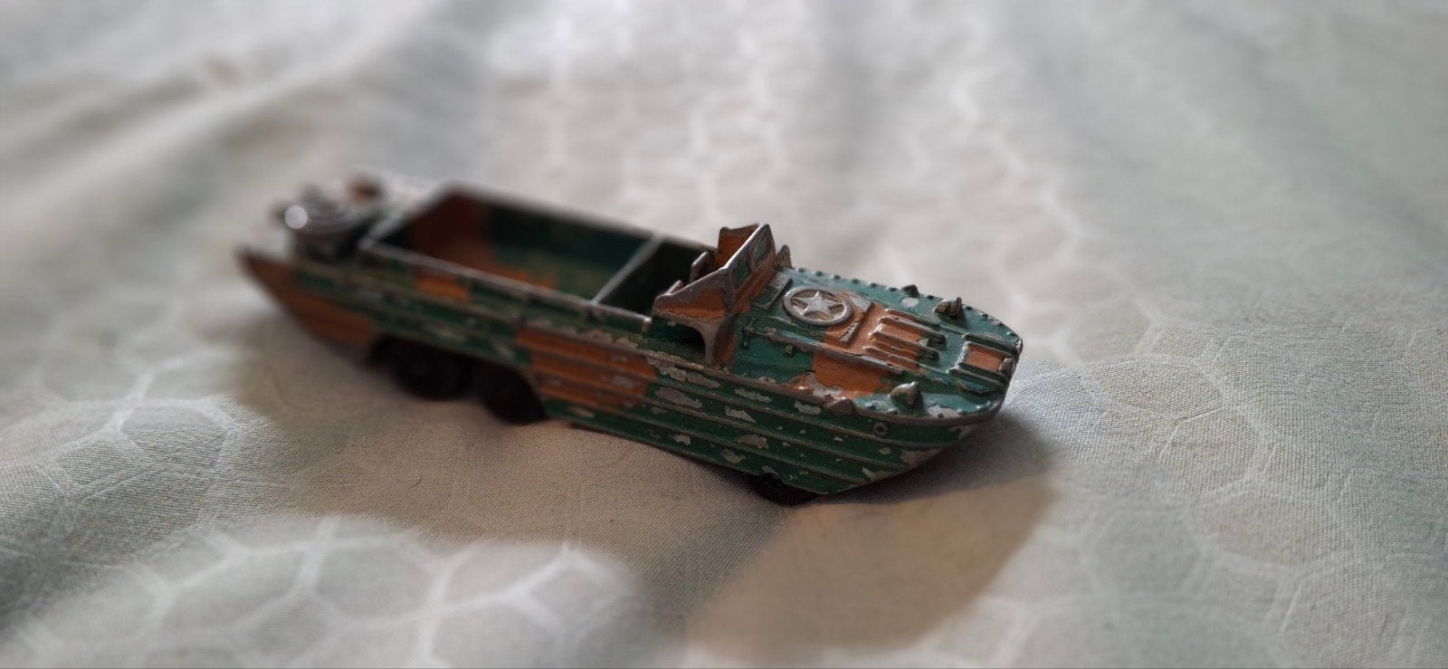 Vintage Dinky Toys DUKW Amfibie Legervoertuig, Kinderen en Baby's, Speelgoed | Speelgoedvoertuigen, Gebruikt, Ophalen of Verzenden