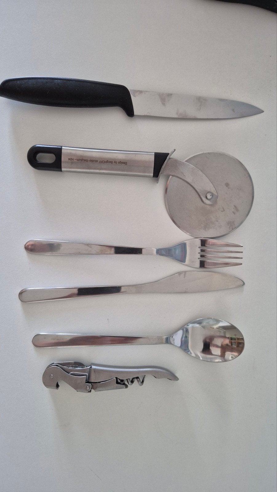 Diverse Bestekset en Keukengerei, Ophalen, Gebruikt, Rvs of Chroom, Los bestek