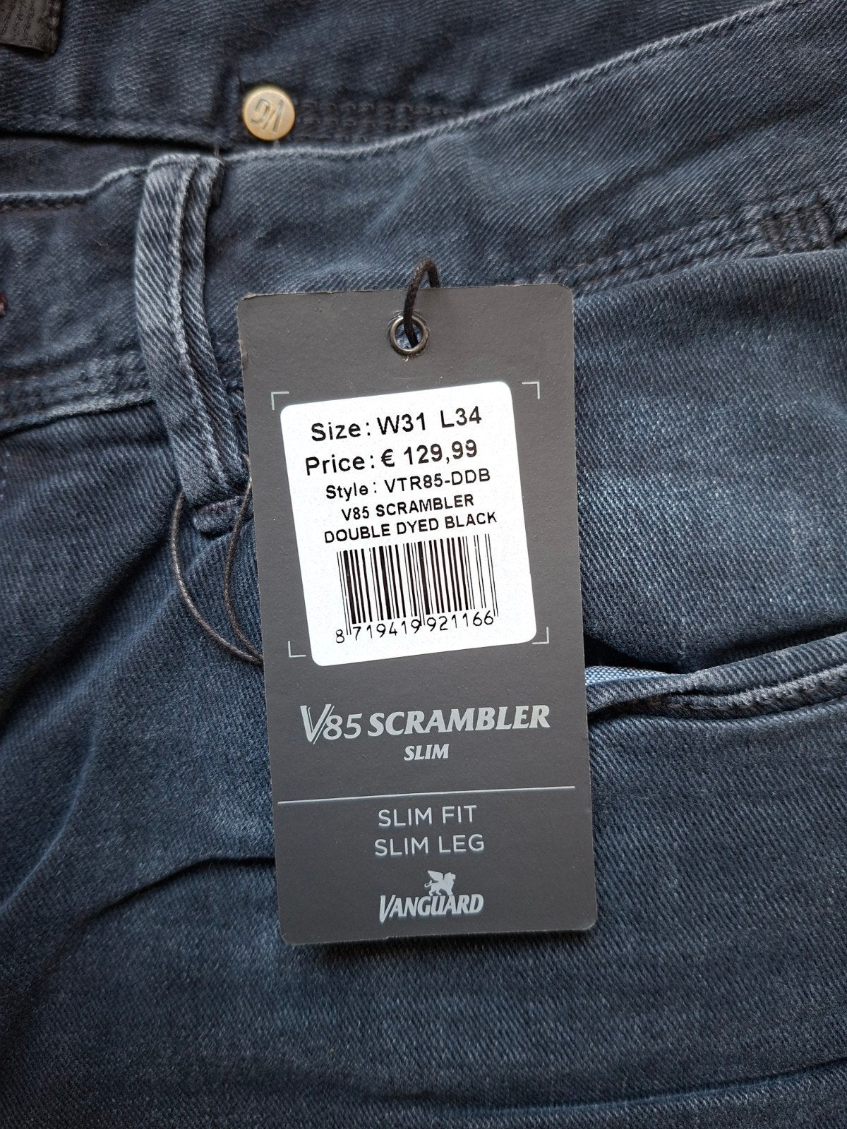 VANGUARD V85 slimfit jeans W31 L34, Ophalen of Verzenden, Nieuw, W32 (confectie 46) of kleiner, Vanguard