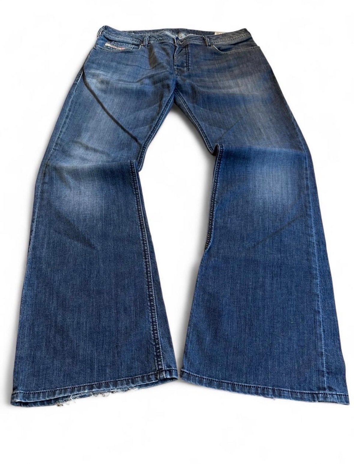 Diesel Zathan 2009 Bootcut Jeans W36 L32 Y2K, Ophalen of Verzenden, Gedragen, Blauw, W36 - W38 (confectie 52/54)