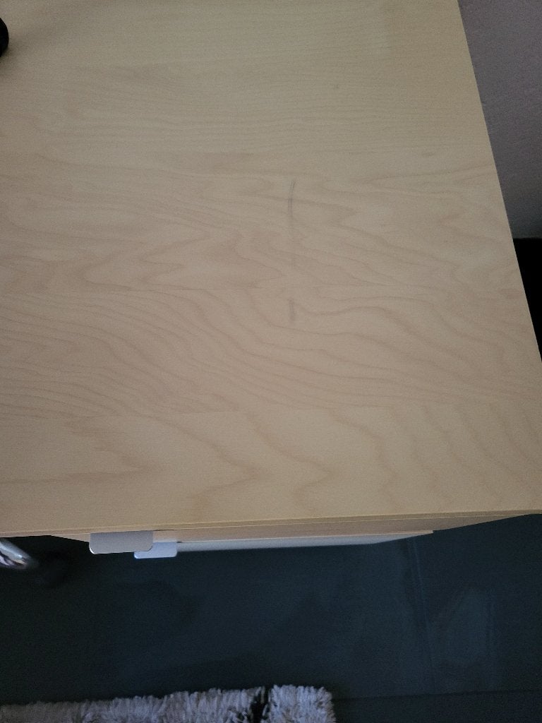 Te koop bureau met stoel, Ophalen, Gebruikt