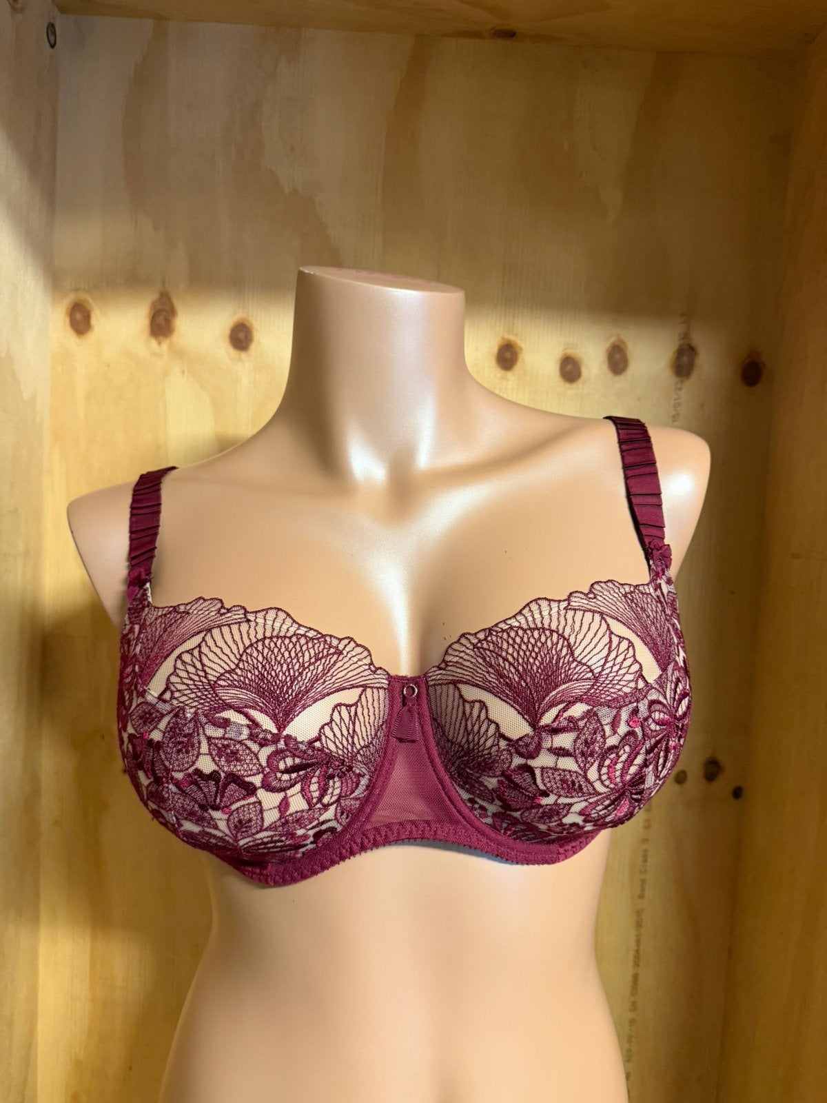 Empreinte balconet bh 80e - 85e - 80f agathe 08204, Verzenden, Rood, BH